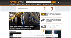 Desktop Screenshot of extremetech.com