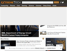 Tablet Screenshot of extremetech.com